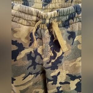 Nike Camouflage Kids Sweatpants With Drawstring, Two Pockets And Logo On Front